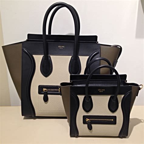 celine nano luggage bag ebay|Celine mini luggage tote bag.